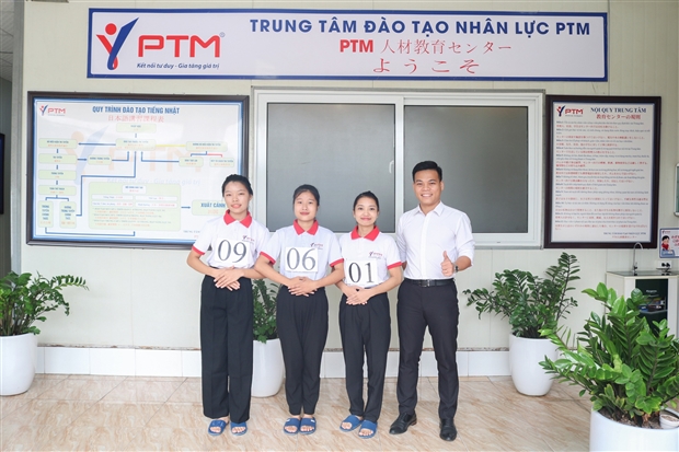 PTM Việt Nhật chào đón 3 tân học viên đơn hàng chế biến thức ăn sẵn tại Aichi