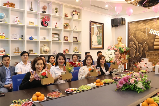 PTM Việt Nhật mừng ngày Quốc tế Phụ nữ 8/3 và sinh nhật CBNV quý I/2024